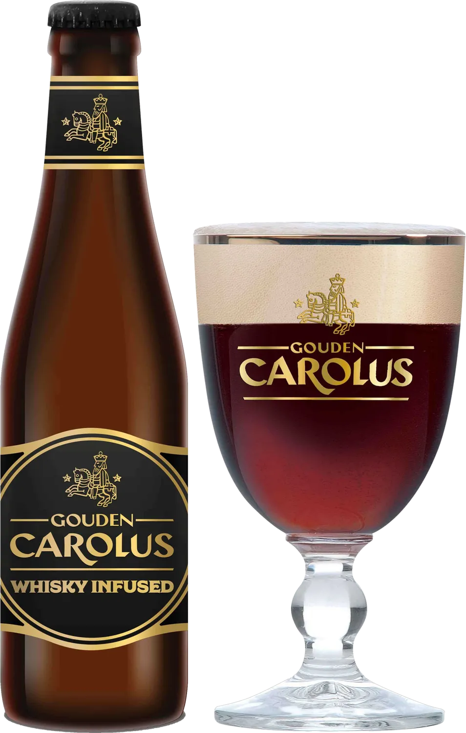 グーデン・カロルス・ウィスキー・インフューズド・ダーク 瓶330ml